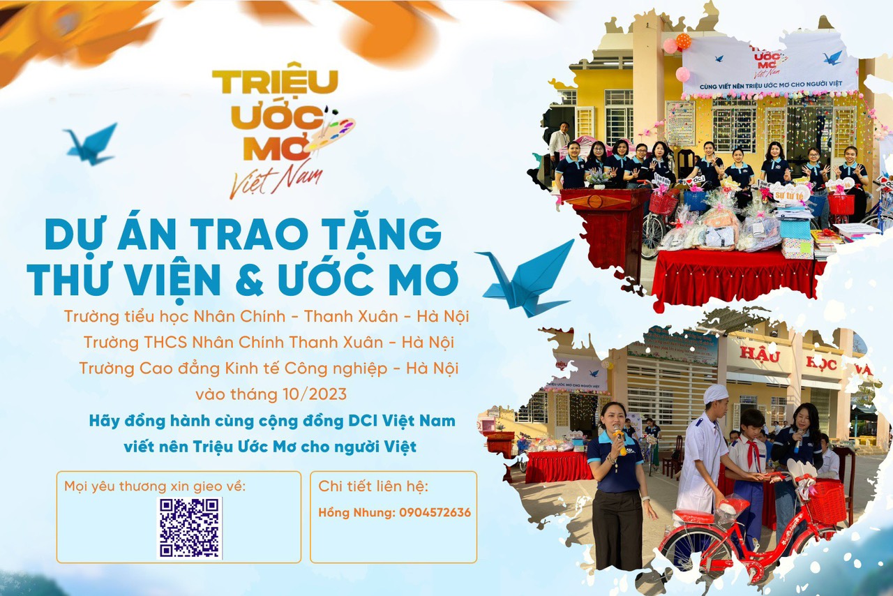 Thiền Ca Việt Nam cùng cộng đồng DCI phát động chương trình “Cùng thắp sáng “Triệu Ước Mơ” cho người Việt”
